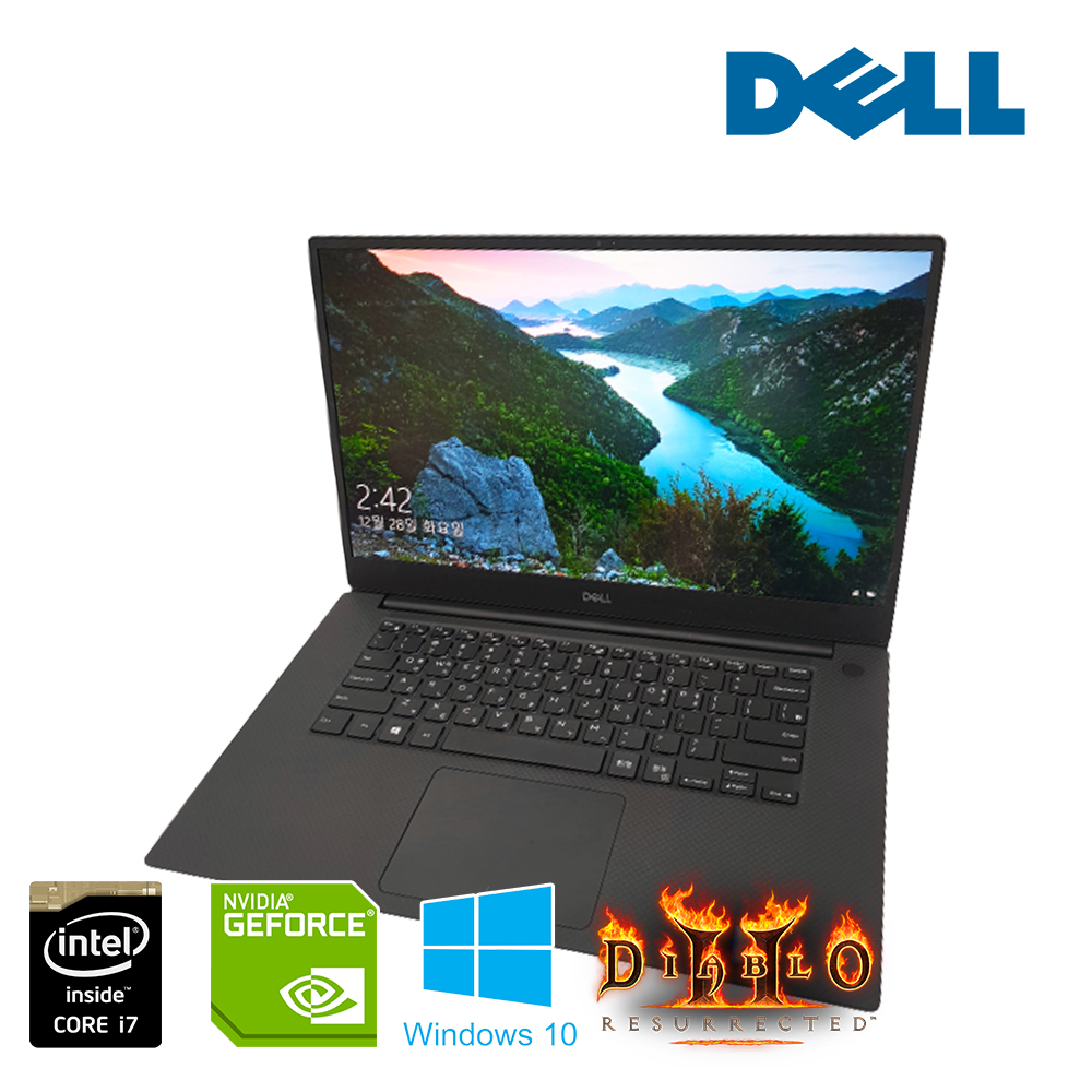 DELL i7 9750H, CPU 지포스 GTX 1650 탑재 고성능 게이밍 노트북!! (기본 램 24G, SSD 256G 업그레이드!)