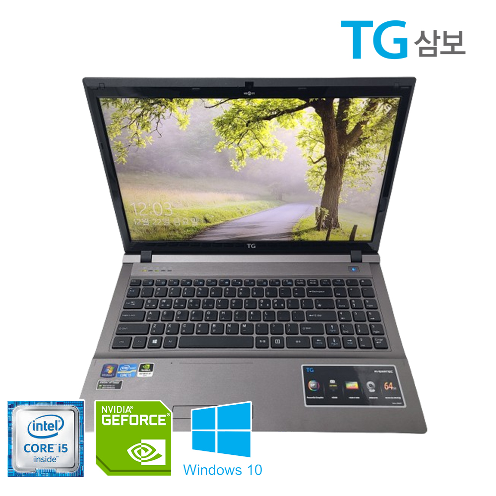 한정수량 TG삼보 i5 지포스 SSD 장착 가성비 15.6인치 노트북 윈도우10 기본 램 8G 업그레이드