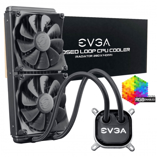 [리퍼비시 AS 38개월] EVGA CLC 280 Liquid CPU Cooler (CL0114-9)