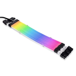 [단독출고건] 리안리 STRIMER PLUS V2 RGB TRIPLE 8핀 케이블 (PW12-PV2, 0.3m)