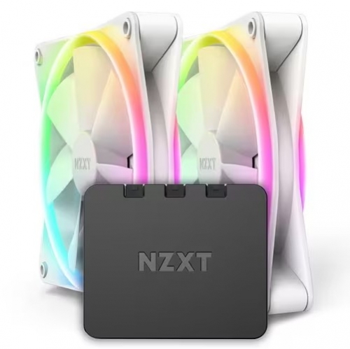 NZXT F140 RGB DUO Matte White (2PACK/Controller) 시스템 쿨러